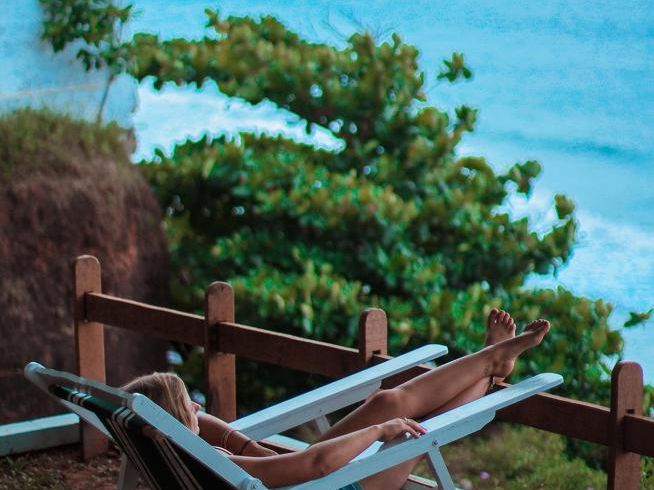 Resting above the sea