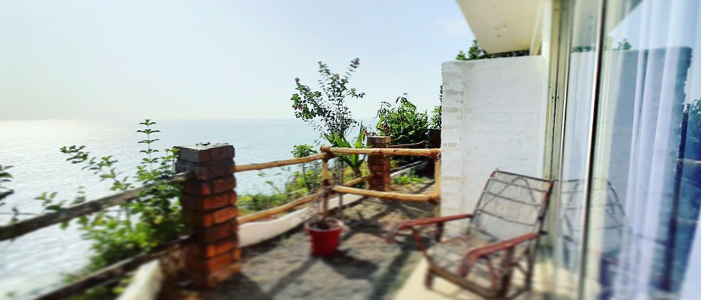 Terrace overlooking the Arabian Sea